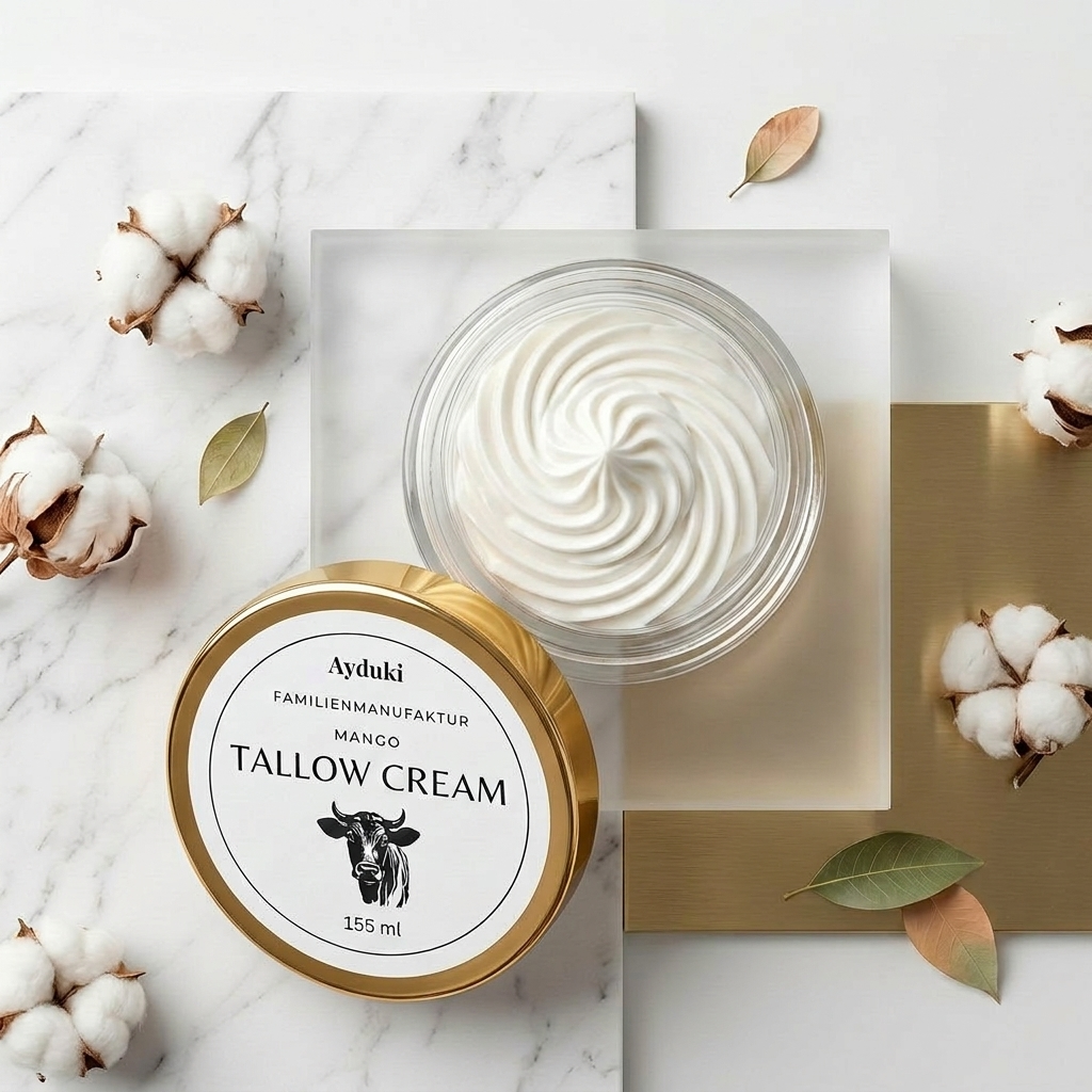 Słoik kremu AYDUKI Premium Mango z puszystą, kremową konsystencją